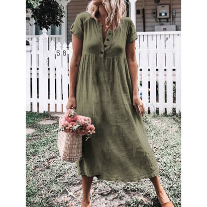 Robe à manches courtes