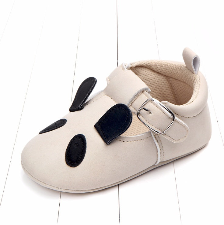 Chaussures bébé printemps automne dessin animé animal cuir mat antidérapant semelle souple chaussures bébé vente en gros 0884