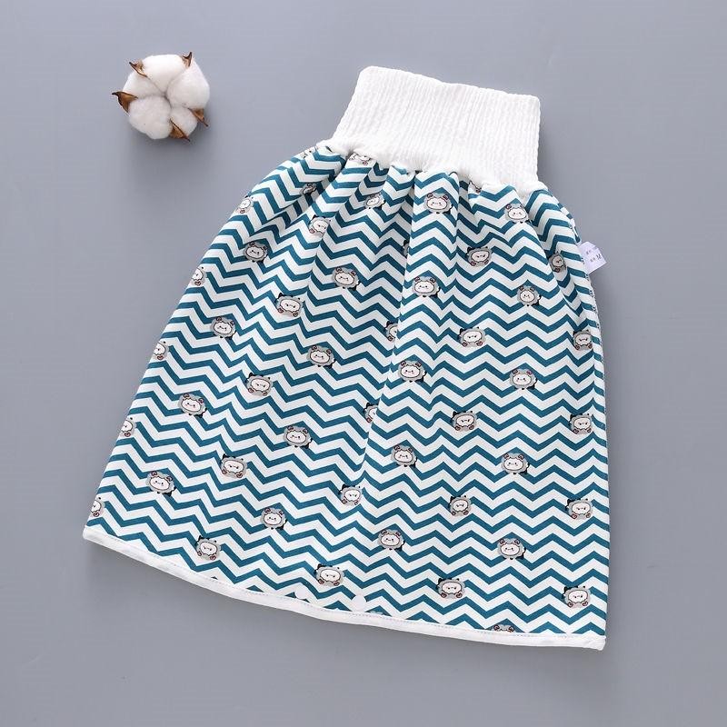 Jupe-couche bébé en coton et fibre de bambou