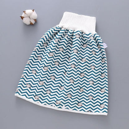 Jupe-couche bébé en coton et fibre de bambou