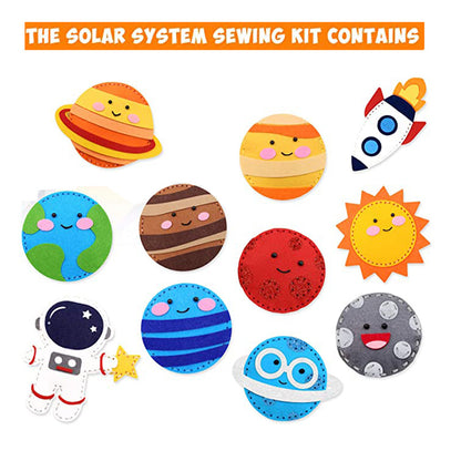 Jouets éducatifs créatifs en feutrine cousus main pour enfants