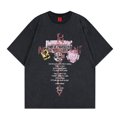 T-shirt demi-manches croisé