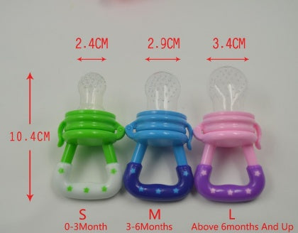 Nuevo chupete de silicona para bebé, encapsulado para calmar y auxiliar en la alimentación complementaria
