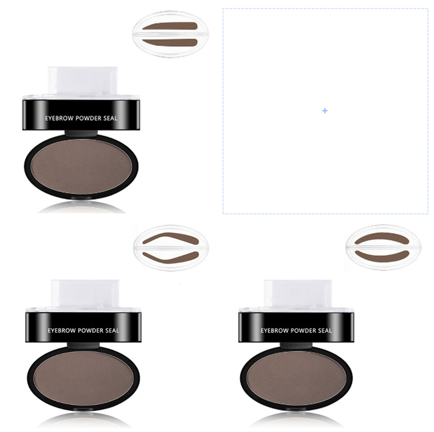 Kit de plantillas de maquillaje profesional para cejas en polvo, tinte, sello, impermeable, levantamiento de cejas, potenciadores de cejas, kit de plantillas