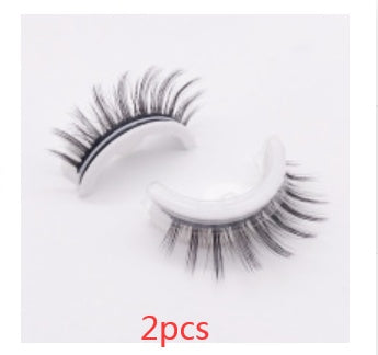 Cils en Vison 3D Réutilisables, Cils Naturels Faux Auto-adhésifs, Maquillage sans Colle, Extension de Cils en Soie
