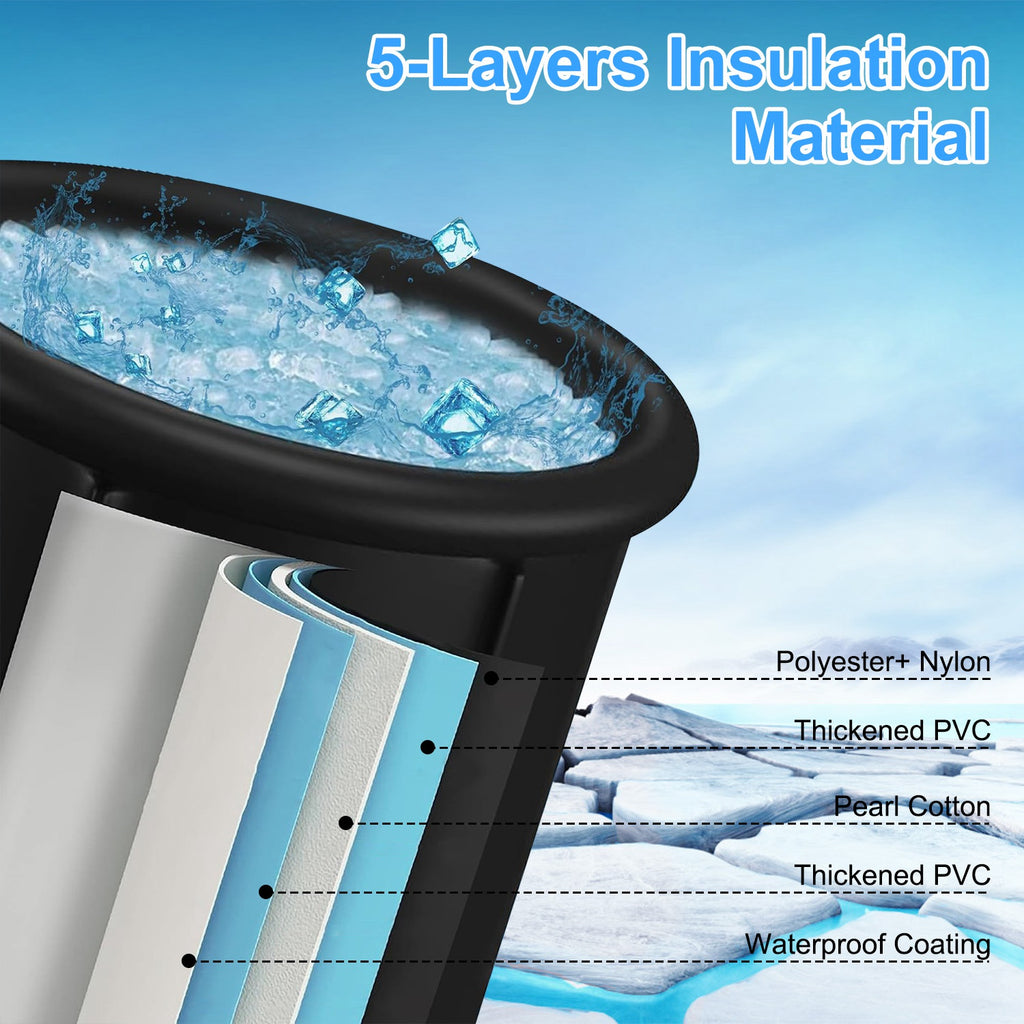 Baignoire de glace grand format de 367 litres