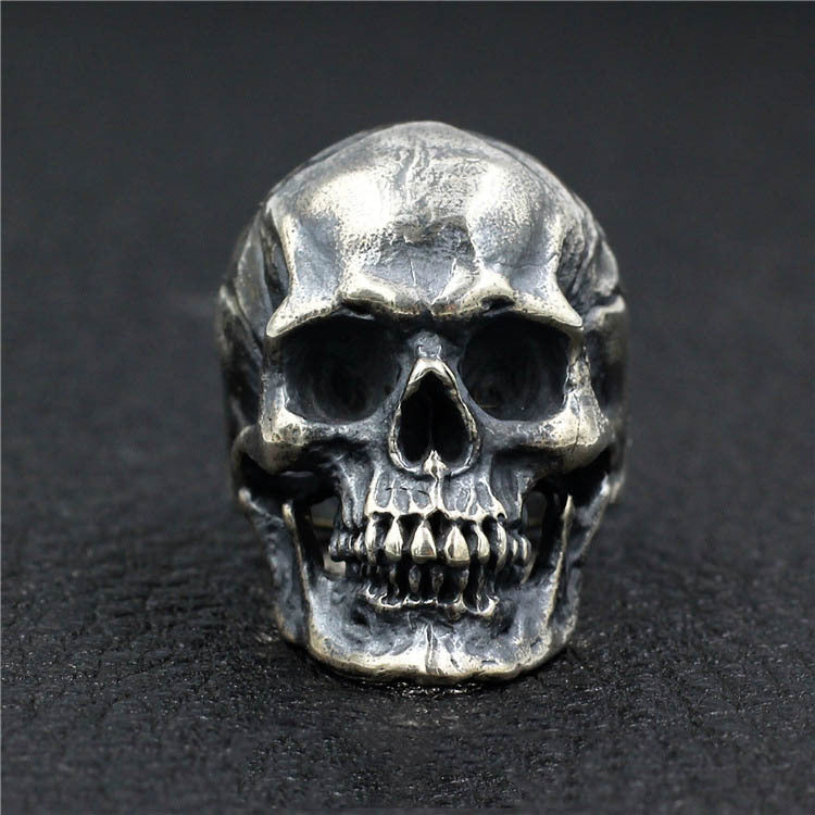 Bague tête de mort fantaisie