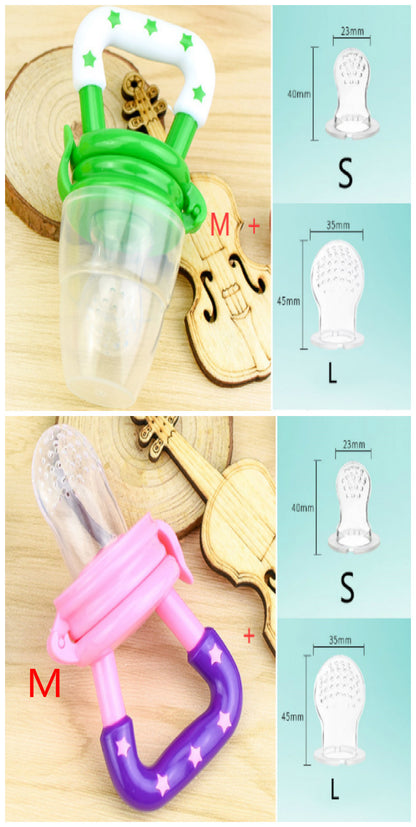 Nouvelle Sucette en Silicone pour Bébé, Encapsulée pour Apaiser l'Alimentation Complémentaire