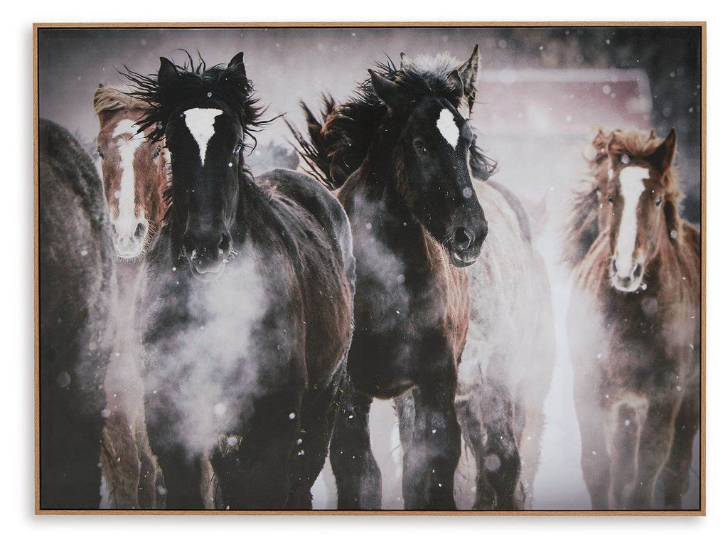 Chaseburn - Wall Art - Brown / Black / White-0