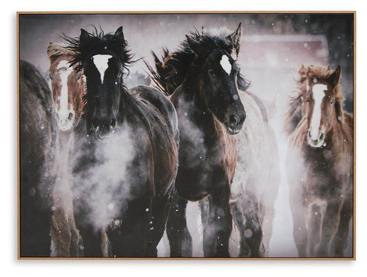 Chaseburn - Wall Art - Brown / Black / White-0