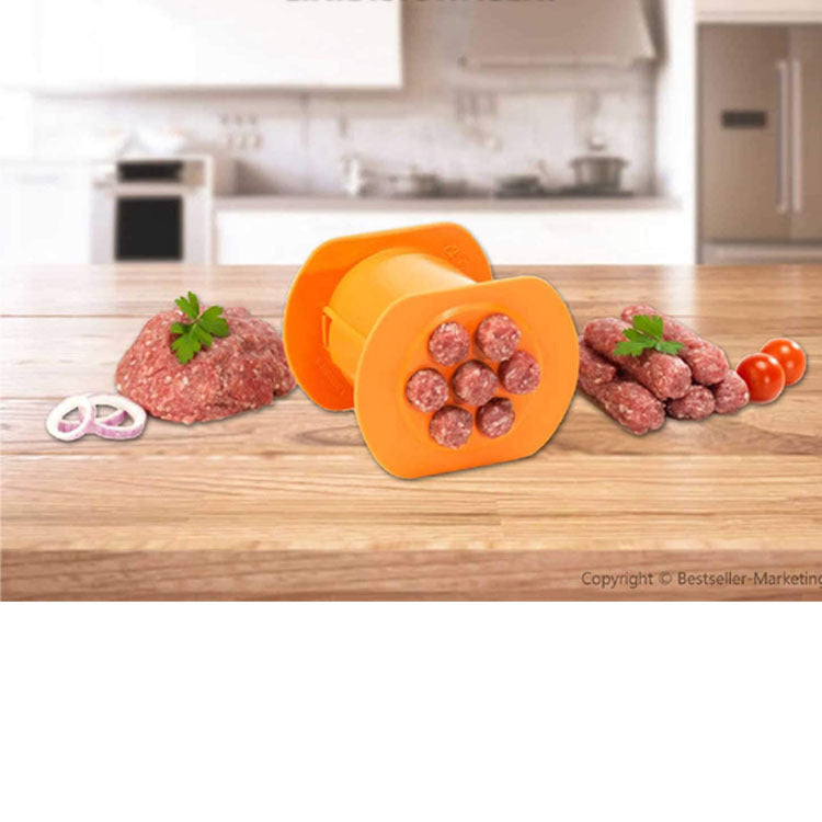 Fabricante de perritos calientes, exprimidor de tiras de carne, plástico, para hacer salchichas, pasta, albóndigas, prototipado rápido, herramienta de bricolaje, utensilios de cocina