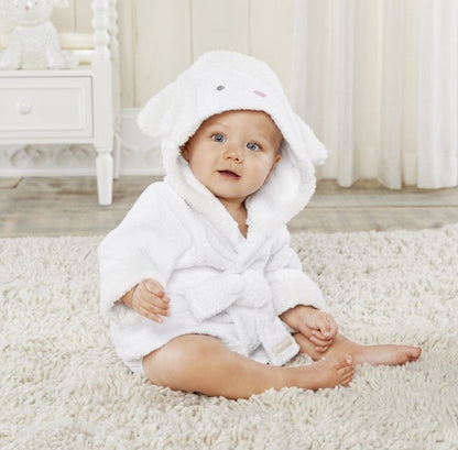 Peignoir de bain absorbant à capuche en forme d'animal pour enfants