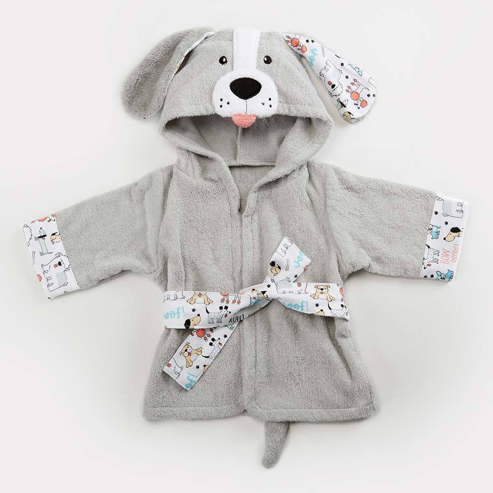Peignoir de bain absorbant à capuche en forme d'animal pour enfants