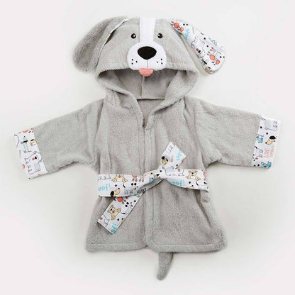 Peignoir de bain absorbant à capuche en forme d'animal pour enfants
