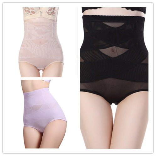 Panties gainantes post-partum taille haute pour femme