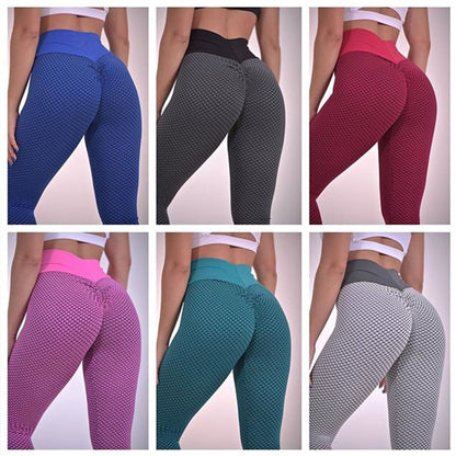 Pantalon de yoga de sport taille haute liftant les hanches pour femmes