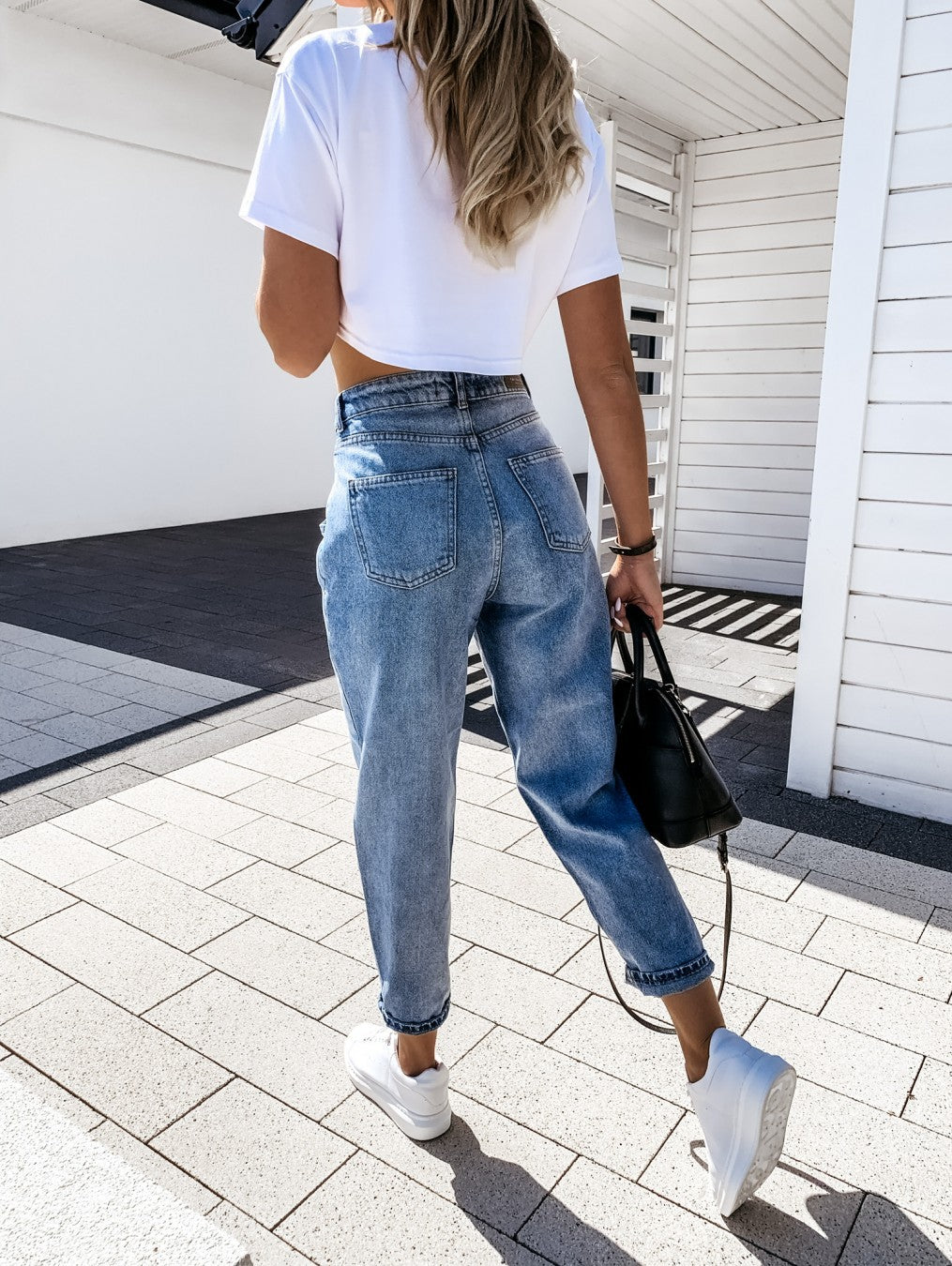 Pantalon Harem Décontracté Jean Femme
