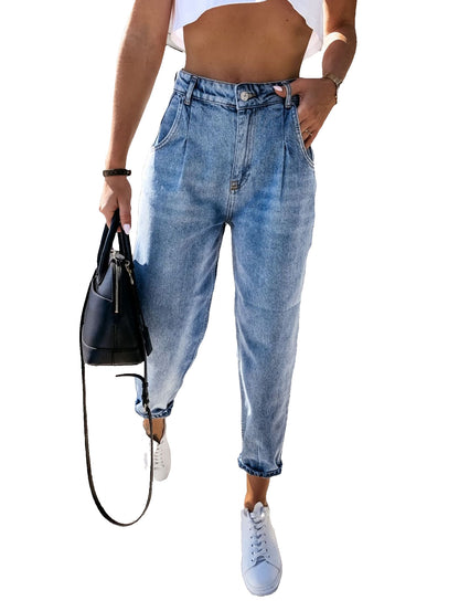Pantalon Harem Décontracté Jean Femme