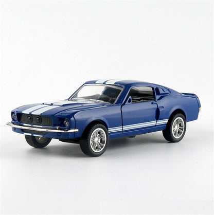 Mustang - Maquette de voiture en alliage avec poignée de porte