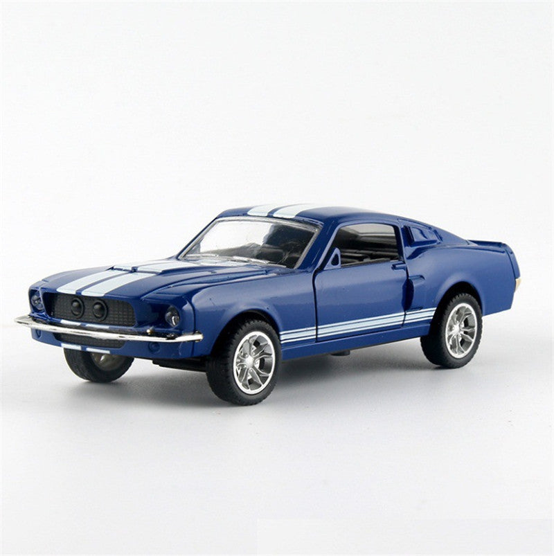 Mustang - Maquette de voiture en alliage avec poignée de porte