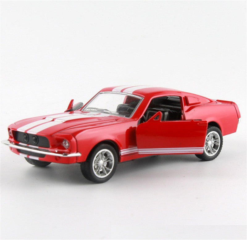 Mustang - Maquette de voiture en alliage avec poignée de porte