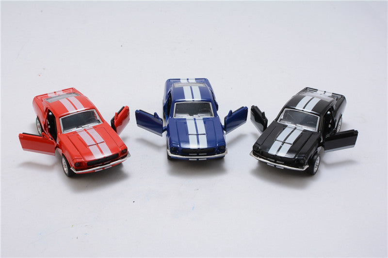 Mustang - Maquette de voiture en alliage avec poignée de porte