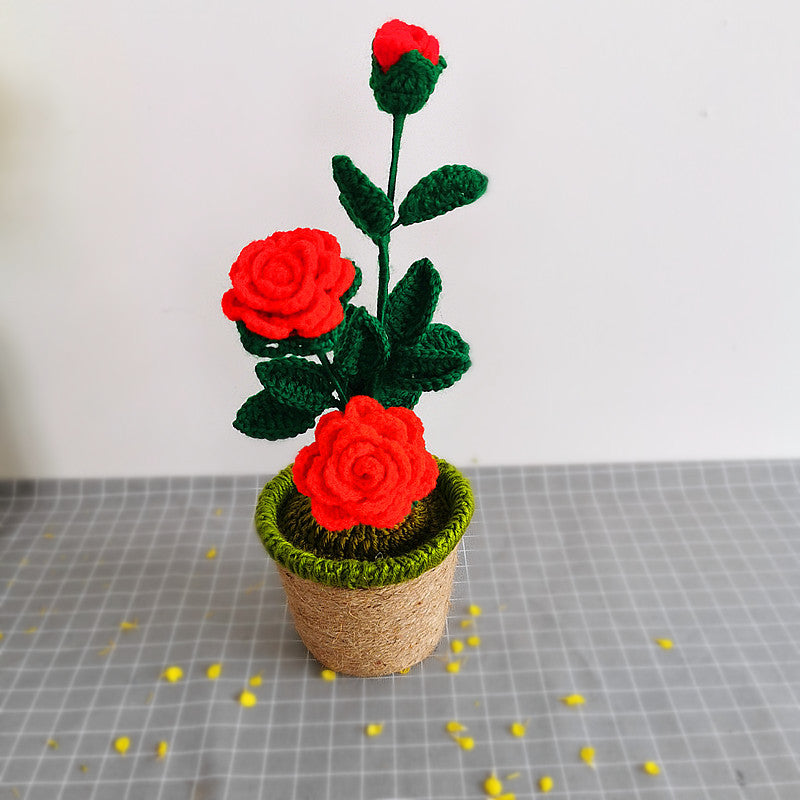 Fleur tournesol rose en peluche faite à la main, décoration de maison, chambre à coucher, cadeau de Noël, Saint-Valentin