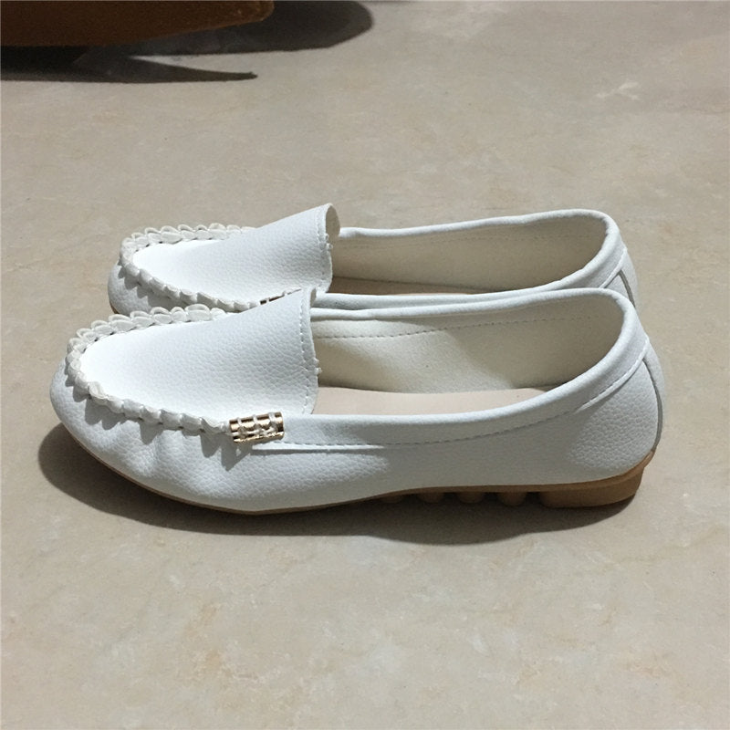 Zapatillas planas de primavera y verano para enfermeras embarazadas