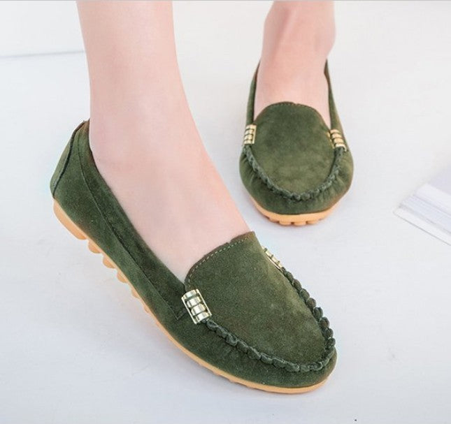 Zapatillas planas de primavera y verano para enfermeras embarazadas