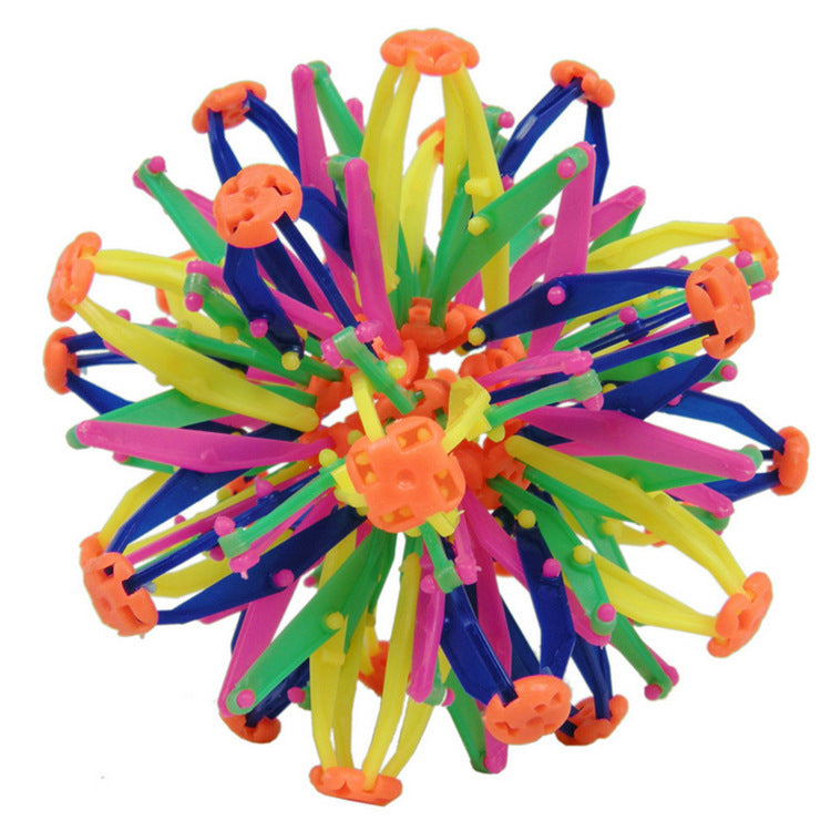 Jouets pour enfants Balle florissante à attraper et à lancer Balle télescopique magique qui grandit