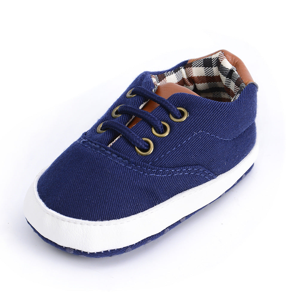 Chaussures décontractées à lacets et semelles souples pour bébés et tout-petits