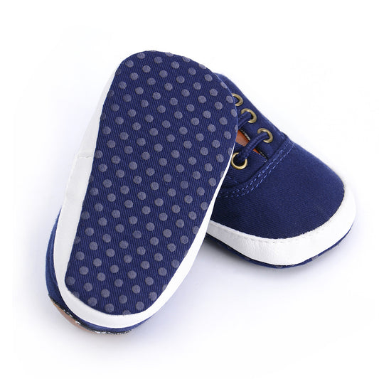 Chaussures décontractées à lacets et semelles souples pour bébés et tout-petits