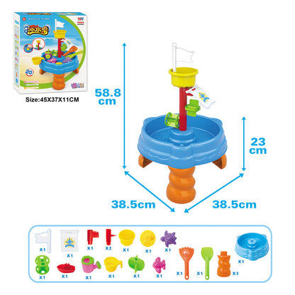 Bateau Pirate Table de Sable d'Intérieur Jeu d'Eau d'Été