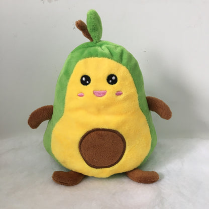 Flip Avocado Doll Flip Peluche Avocat à Double Face Expression Fâché Heureux
