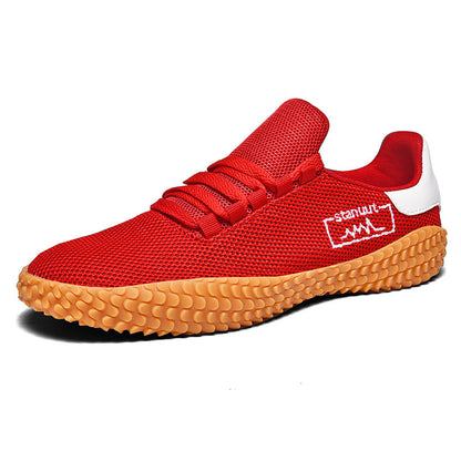 Chaussures décontractées tissées style printemps-été, grandes pointures homme, style coréen, inspirées de Forrest Gump.