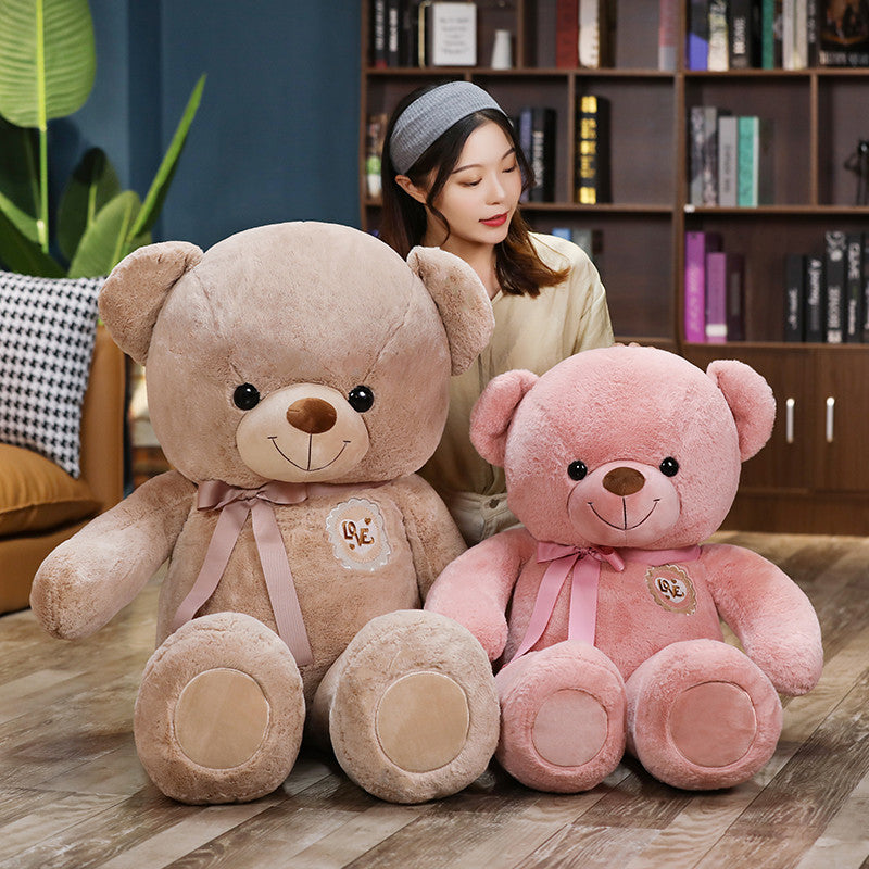 Tanabata Cadeau de Noël Peluche Chien Ours en Peluche Grande Poupée à Offrir aux Filles Marionnettes