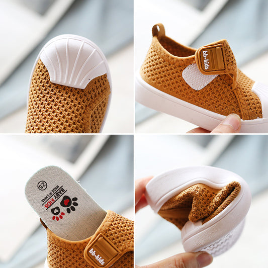 Zapatillas informales para niñas y niños, zapatos de primavera para bebés y niños pequeños, cómodas, antideslizantes, de suela blanda, zapatillas para niños.