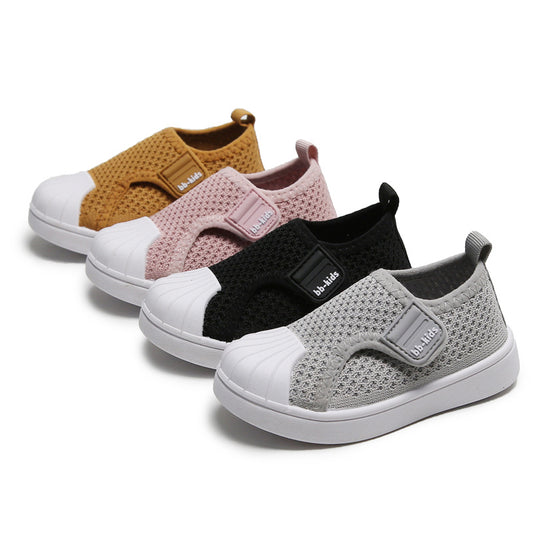 Zapatillas informales para niñas y niños, zapatos de primavera para bebés y niños pequeños, cómodas, antideslizantes, de suela blanda, zapatillas para niños.