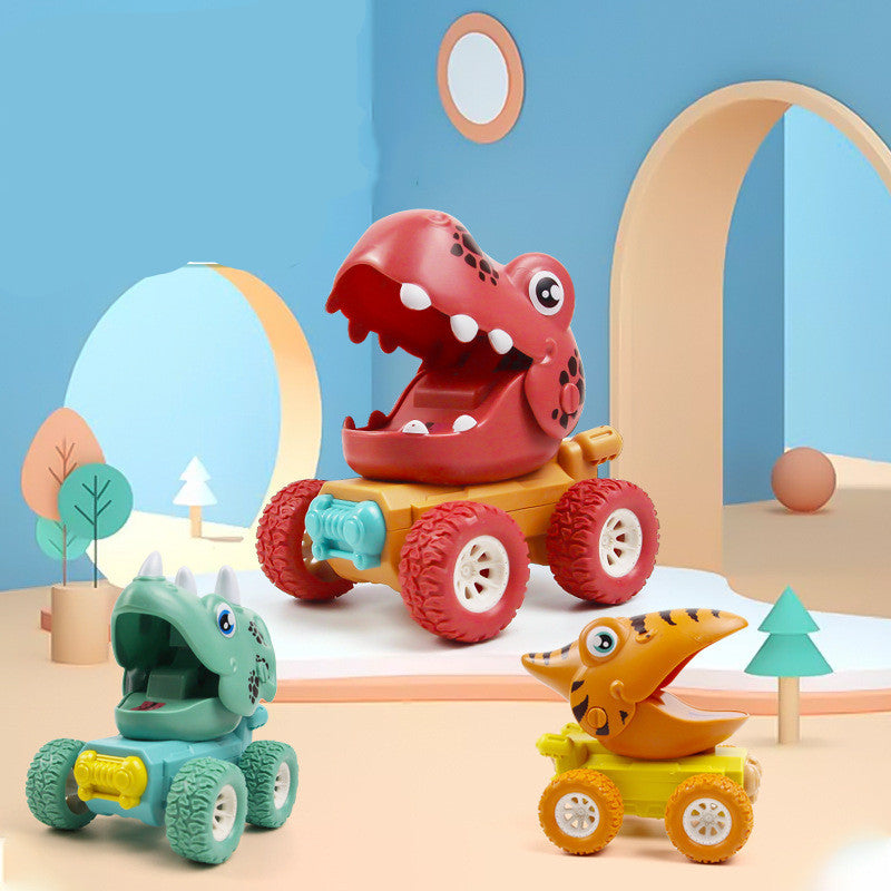 Voiture à Pousser Dinosaure, Voiture Animale Coulissante, Jouet