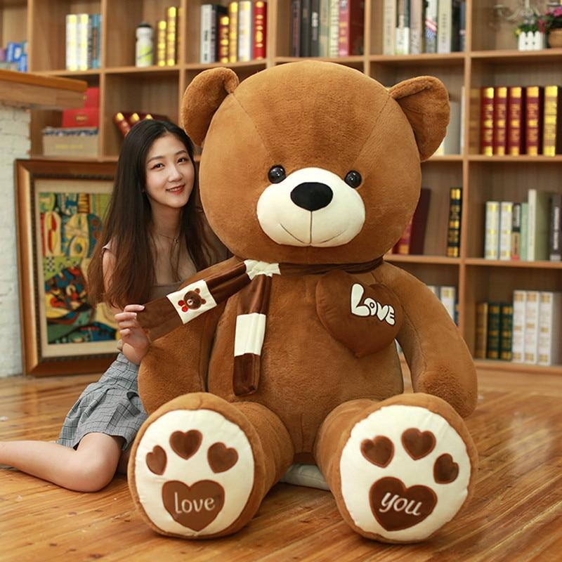 Oso de Peluche Muñeca de Trapo Niña Lindo Oso Grande Juguete de Peluche