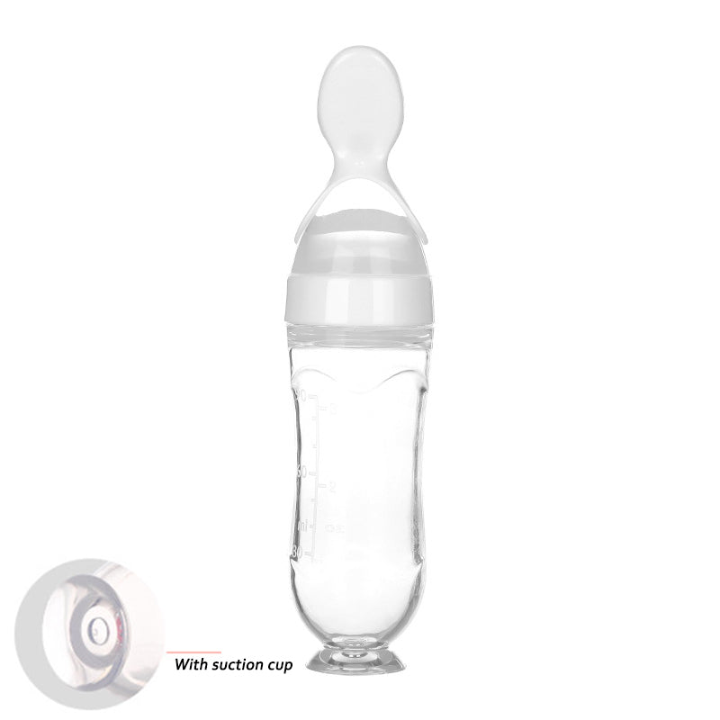 Biberon d'alimentation pour nouveau-né sûr, cuillère d'alimentation en silicone pour tout-petit, biberon de lait, entraîneur d'alimentation pour bébé, complément alimentaire
