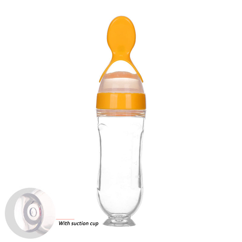 Biberon d'alimentation pour nouveau-né sûr, cuillère d'alimentation en silicone pour tout-petit, biberon de lait, entraîneur d'alimentation pour bébé, complément alimentaire