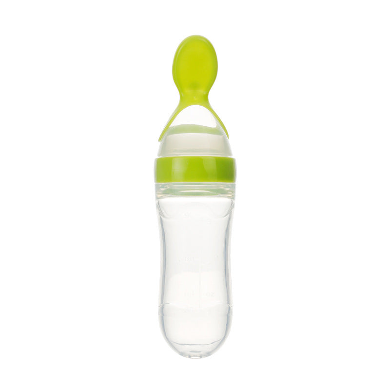 Biberon d'alimentation pour nouveau-né sûr, cuillère d'alimentation en silicone pour tout-petit, biberon de lait, entraîneur d'alimentation pour bébé, complément alimentaire