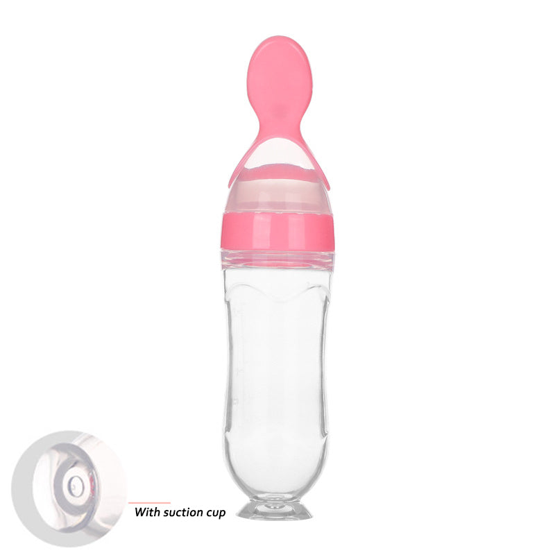 Biberon d'alimentation pour nouveau-né sûr, cuillère d'alimentation en silicone pour tout-petit, biberon de lait, entraîneur d'alimentation pour bébé, complément alimentaire