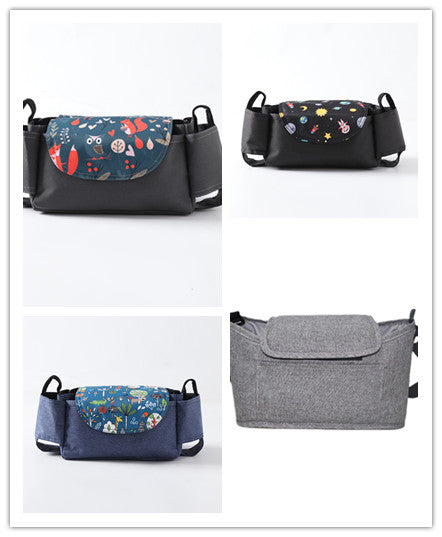 Sac organisateur de poussette multifonctionnel pour bébé, sac à couches de maternité, accessoires de poussette, porte-gobelet, sac de fauteuil roulant