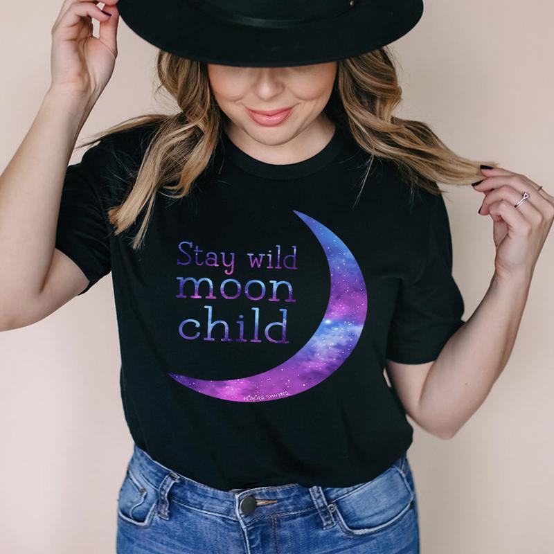 Stay Wild Moon Child T-Shirt-0