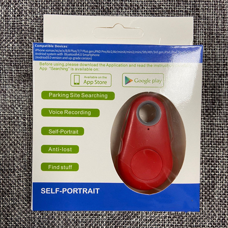 Localizador de objetos antipérdida compatible con Bluetooth con forma de gota de agua