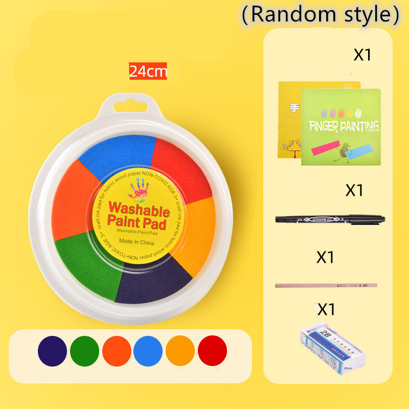 Nouvelle Pâte à Empreintes Digitale pour Maternelle Non Toxique et Lavable Meilleure Vente