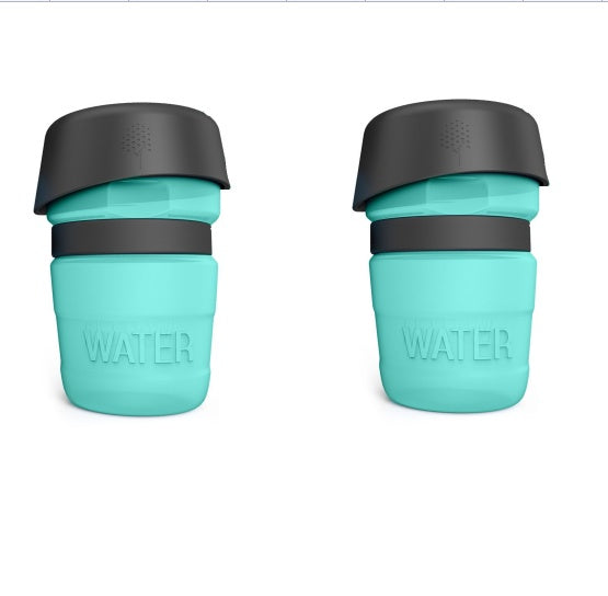 Botella Plegable para Exteriores para Mascotas, Botella de Agua de Viaje para Perros, Dispensador de Agua para Perros