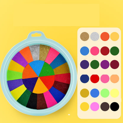 Nouvelle Pâte à Empreintes Digitale pour Maternelle Non Toxique et Lavable Meilleure Vente